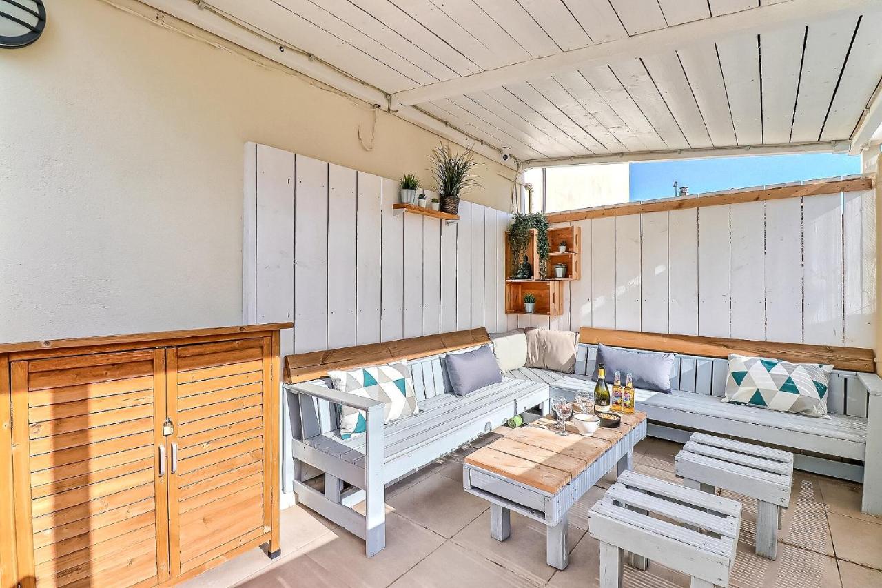 Apartament Appart Cosy Terrasse Gare De Nîmes Zewnętrze zdjęcie